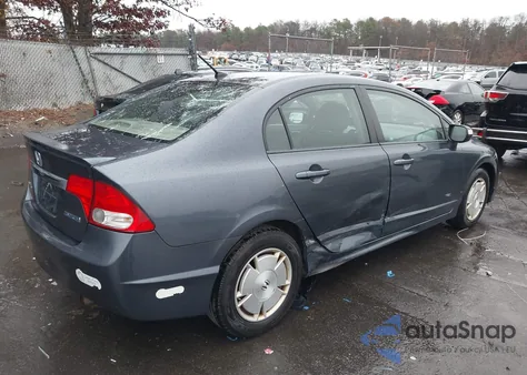 2010 Honda Civic Hybrid from USA, damaged, VIN JHMFA3F2XAS006331